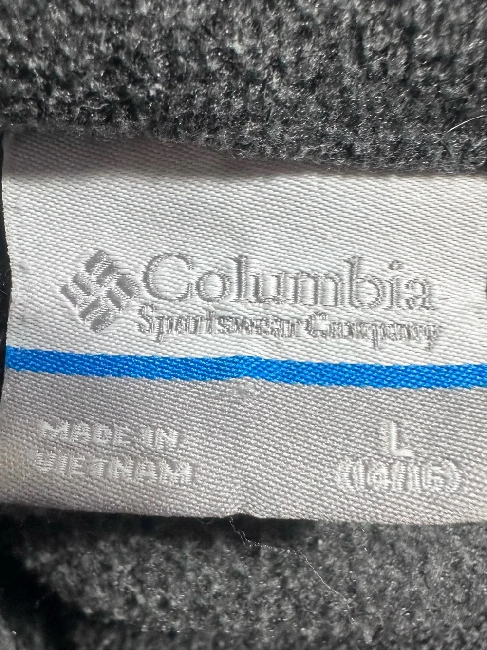 Columbia gray fleece jacket boys large 14/16 - Picture 4 of 6